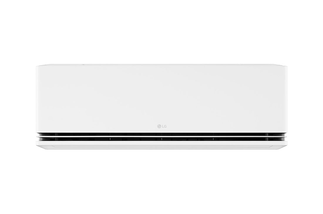 LG 2,5 kW DUALCOOL AI Air Deluxe Single Split klima-ure?aj s jednom unutarnjom jedinicom, Prednji prikaz 9000 BTU DUALCOOL AI Air Single Split klima-ure?aj s jednom unutarnjom i vanjskom jedinicom {Sales Model Code}, H09S1DA