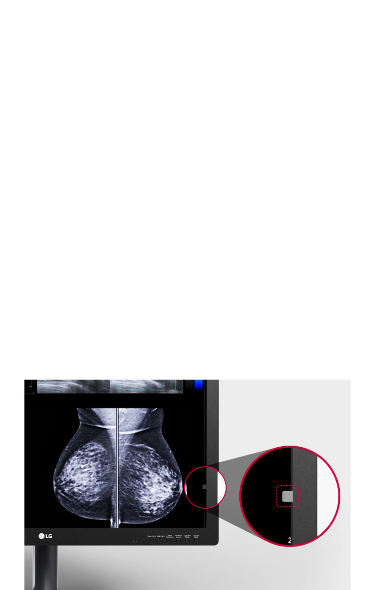 Monitor je opremljen prednjim senzorom koji omogu?uje automatsku kalibraciju.