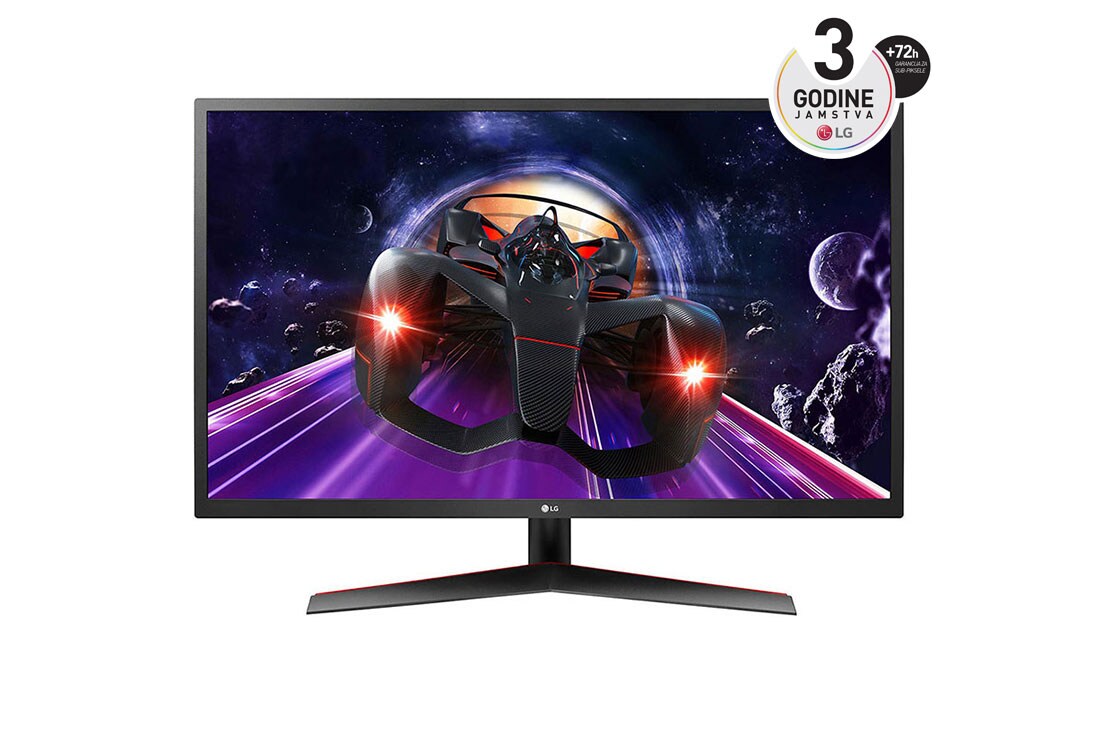 LG 31,5'' FHD IPS monitor s AMD FreeSync? i 1ms MBR, prikaz prednje strane, 32MP60G-B