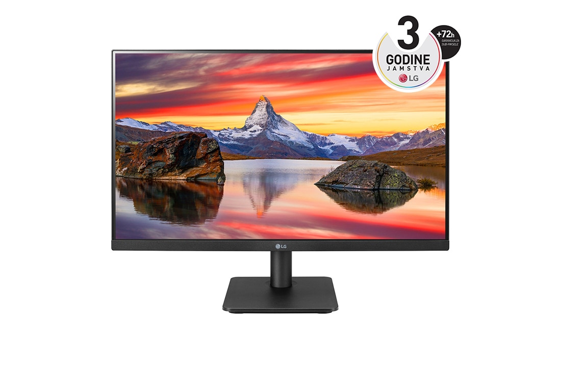 LG 23,8'' Full HD IPS monitor s AMD FreeSync?, prikaz prednje strane, 24MP400-B