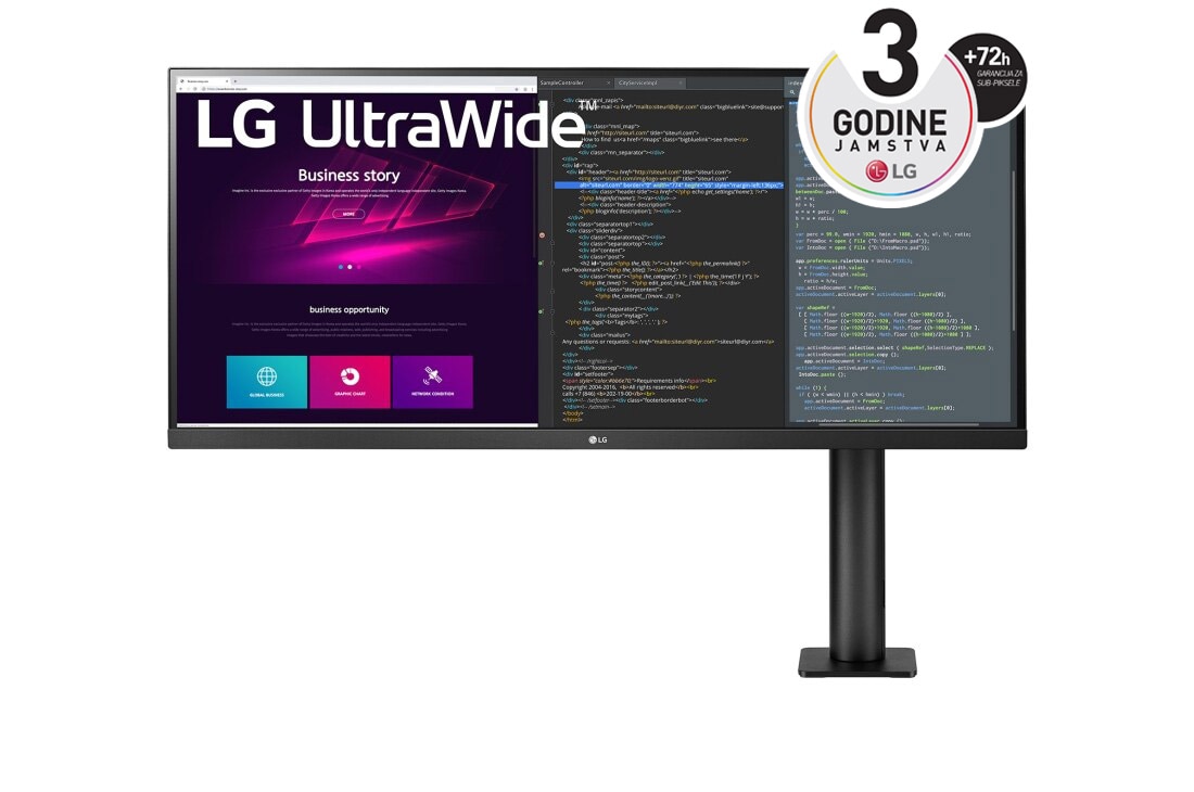 LG 34'' 21:9 UltraWide? QHD Ergo IPS monitor s HDR10 i AMD FreeSync?, 34WN780P-B, 34WN780P-B