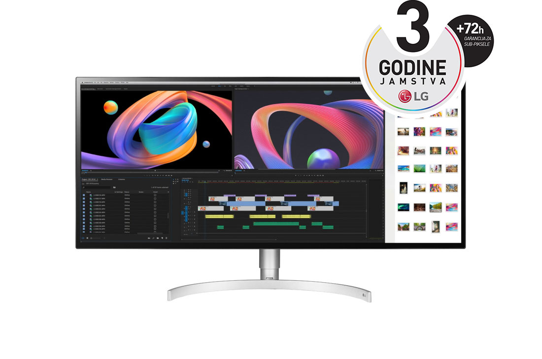 LG 34” 21:9 UltraWide? WUHD (5120 x 2160) Nano IPS zaslon, 34WK95UP-W