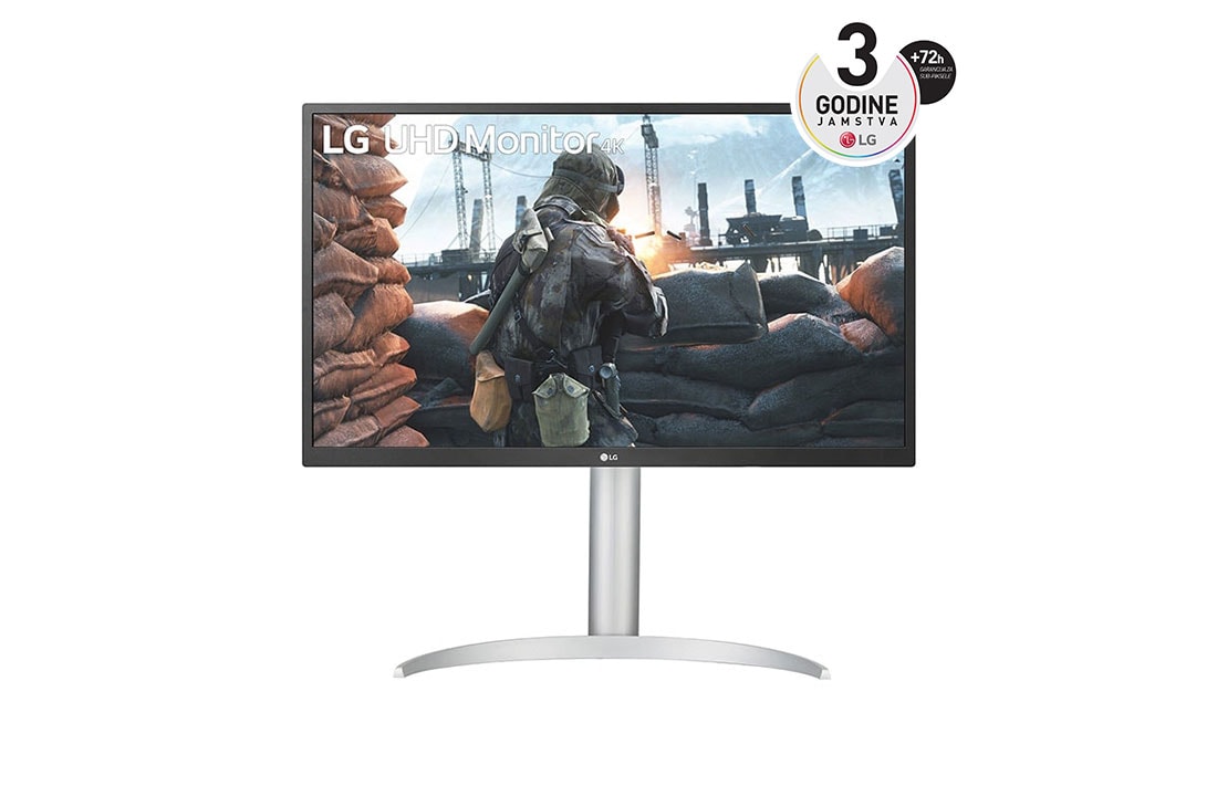 LG Monitor UltraFine? 16:9 4K od 27 in?a, prikaz prednje strane, 27UP550P-W