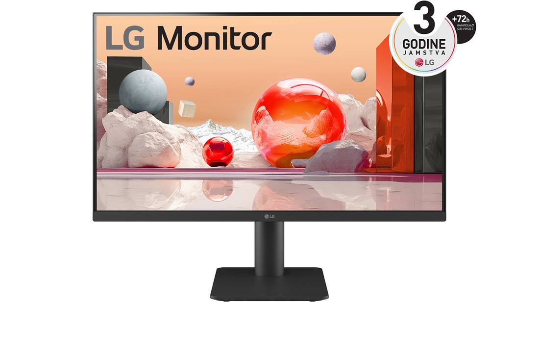 LG Zaslon IPS Full HD od 27 in?a (100 Hz), prikaz prednje strane, 27MS550-B