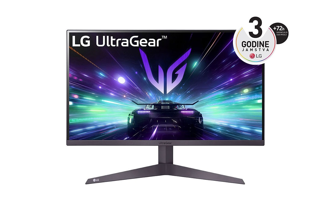 LG Monitor za videoigre UltraGear? FHD 180Hz od 27 in?a | 1ms MBR, HDR 10, prikaz prednje strane, 27GS50F-B