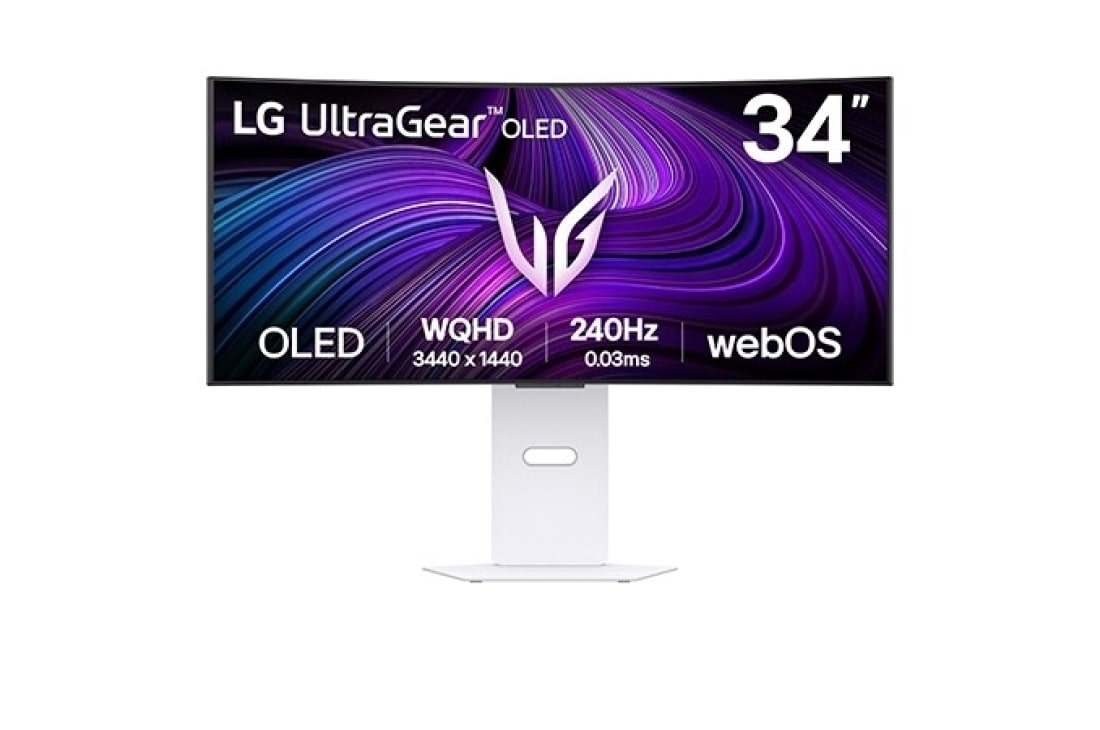 LG 34'' UltraGear? OLED 21:9 WQHD pametni monitor za igre s brzinom osvje?avanja od 240 Hz, 34GX90SA-W