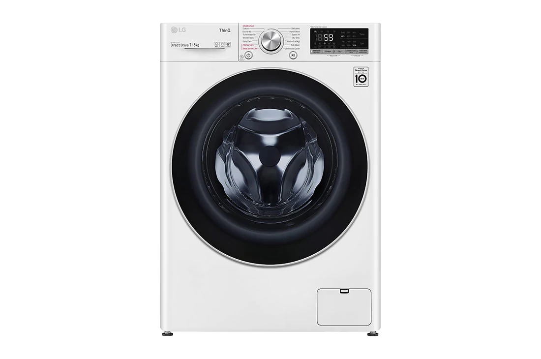 LG 7/5 kg, max. 1200 okr./min., Perilica-su?ilica sa parom, TurboWash?, AI DD? tehnologija i WiFi funkcija, Slim, F2DV5S7S1E, F2DV5S7S1E