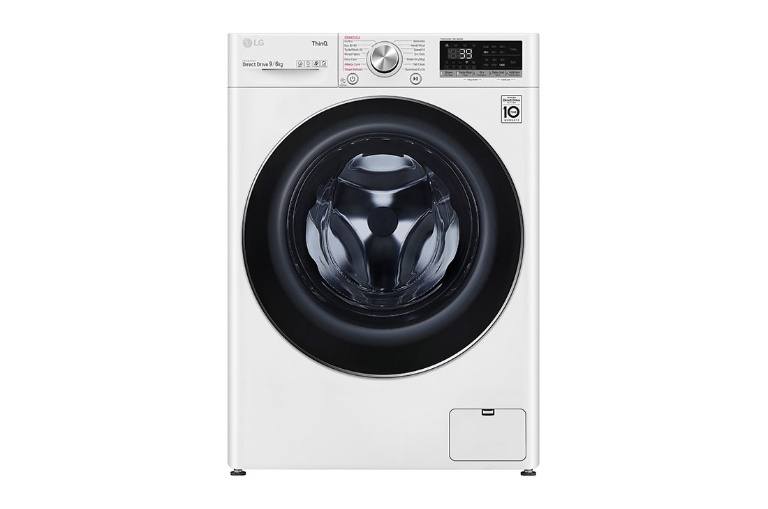 LG 9/6 kg, max. 1400 okr./min., Eco Hybrid? perilica-su?ilica sa parom, TurboWash?360, AI DD? tehnologija i WiFi funkcija, F4DV709S2E, F4DV709S2E