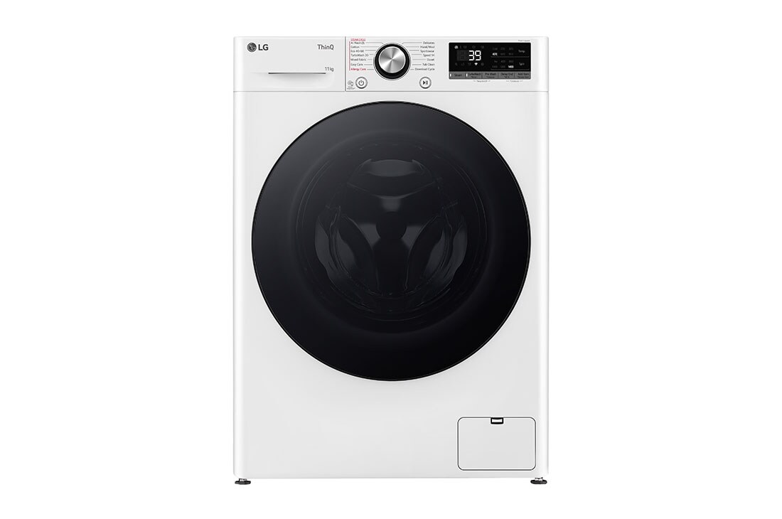 LG 11 kg, max. 1400 okr./min., Perilica rublja sa parom, TurboWash?360, AI DD? tehnologija i WiFi funkcija, Pogled sprijeda, F4WR711S2W