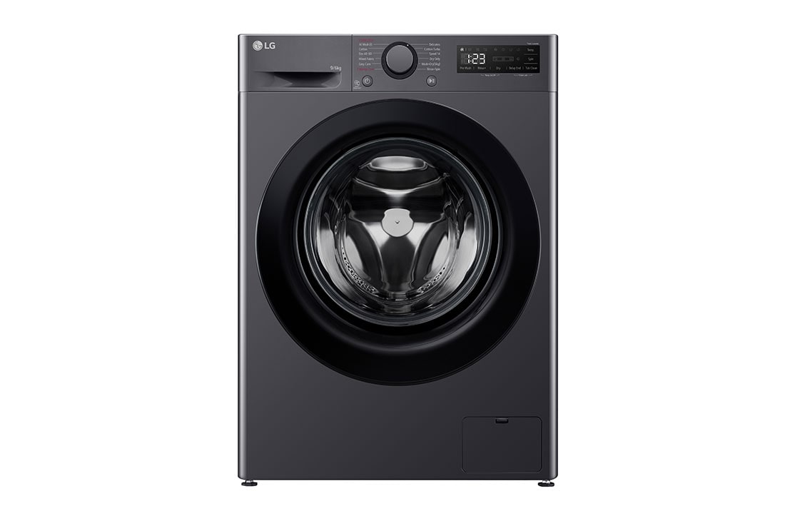 LG 9/6 kg, max. 1400 okr./min., Perilica-su?ilica sa parom, AI DD? tehnologija, Pogled sprijeda, F4DR509SBM