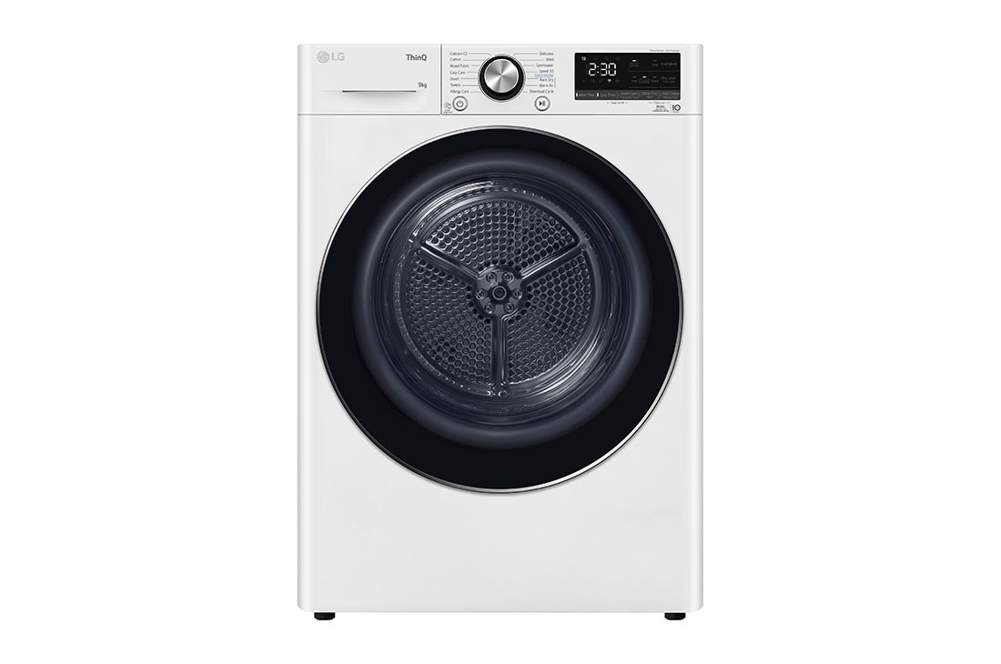 LG 9 kg, Eco Hybrid? DUAL Inverter su?ilica rublja sa toplinskom pumpom, kondenzator sa automatskim ?i??enjem, ThinQ? WiFi funkcija, RH90V9AV2N, RH90V9AV2N