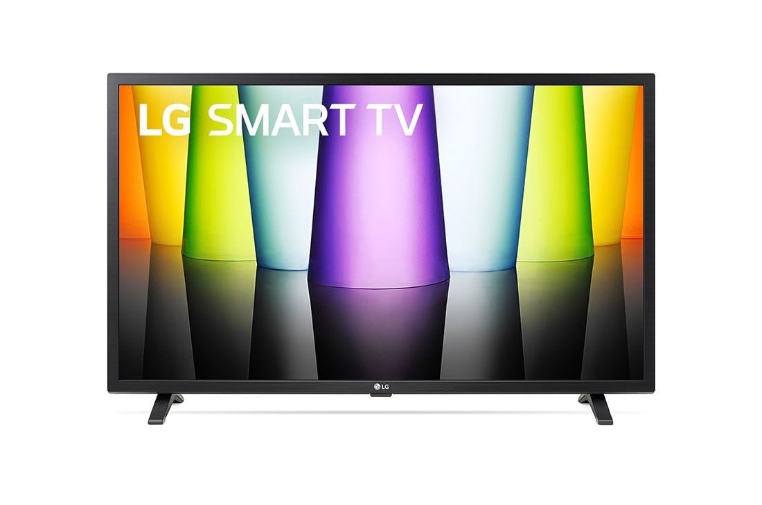 LG 32'' (82 cm) HD HDR Smart LED TV, LG 32LQ630B6LA Prikaz prednje strane televizora LG Full HD s nadogra?enom slikom i na njoj logotip proizvoda, 32LQ630B6LA