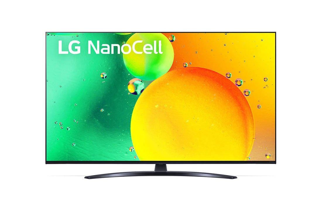 LG 65'' (164 cm) 4K HDR Smart Nano Cell TV, Prikaz prednje strane televizora LF NanoCell, 65NANO763QA