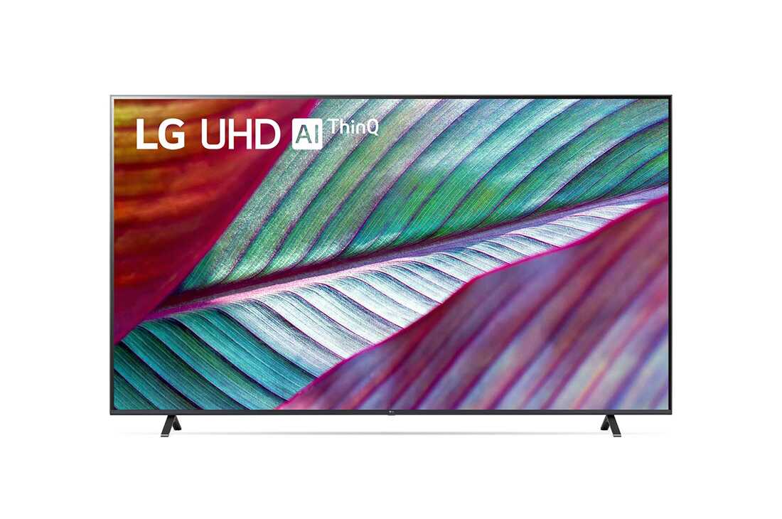 LG UHD UR78 4K pametni televizor od 86 in?a, 2023, Prikaz prednje strane televizora LG UHD, 86UR78003LB