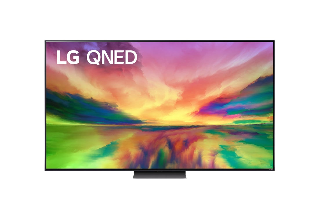 LG Pametni televizor LG QNED 81 od 75 in?a u 4K tehnologiji 2023., Prikaz prednje strane televizora LG QNED s nadogra?enom slikom i na njoj logotip proizvoda, 75QNED813RE
