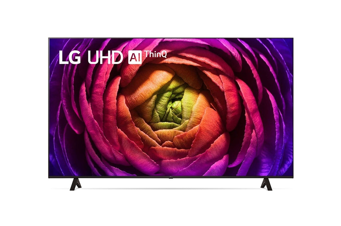LG UHD UR74 4K pametni televizor od 43 in?a, 2023, Prikaz prednje strane televizora LG UHD, 43UR74003LB