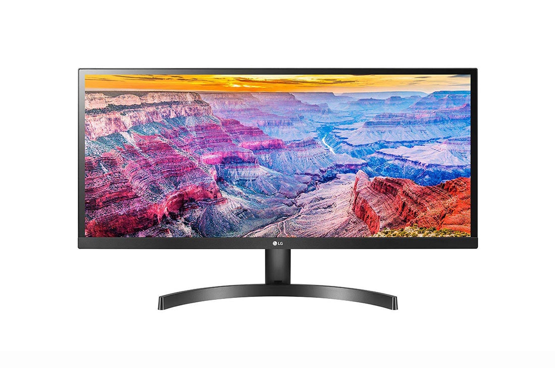 LG ??? ''29 UltraWide? Full HD (2560x1080) IPS ????? ? ?HDR10 / FreeSync ???? 21:9, LG 29WL500-B Front View, 29WL500-B