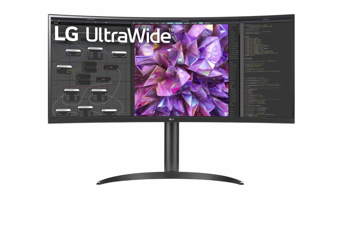 LG ??? ''34 ???? ?????? UltraWide?  QHD IPS  ?? ?USB Type-C ???? HDR10 ???? 21:9 , ??? ????, 34WQ75C-B