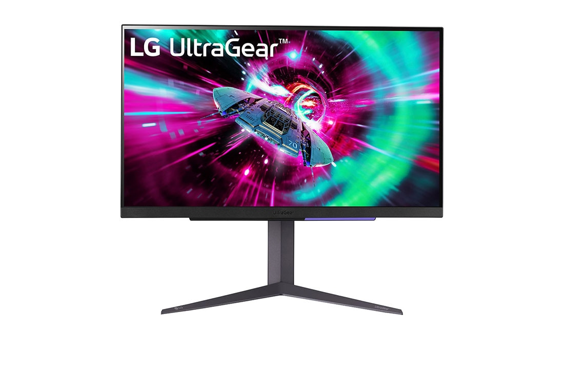 LG ??? ''27 ??????? UltraGear? UHD IPS 144Hz 1ms (GtG) ???? ?HDR 400 / G-Sync ???? 16:9, ??? ????, 27GR93U-B