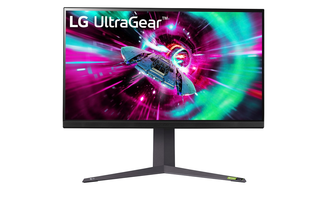 LG ??? ''32 ??????? UltraGear? UHD IPS 144Hz 1ms (GtG) ???? ?HDR 400 / G-Sync ???? 16:9, ??? ????, 32GR93U-B