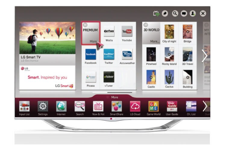 LG ??? 47 ????' LED SMART 3D, 47LA740Y