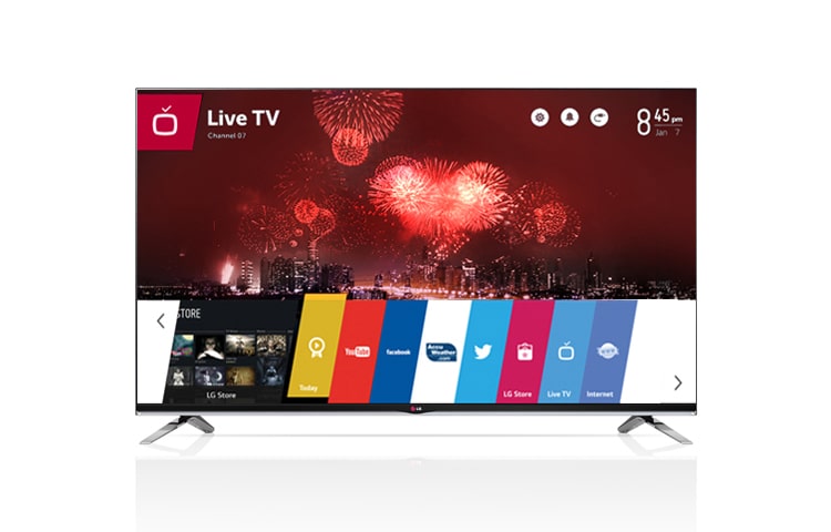 LG ??? 65 ????' CINEMA 3D Smart TV ?? webOS , 65LB729Y