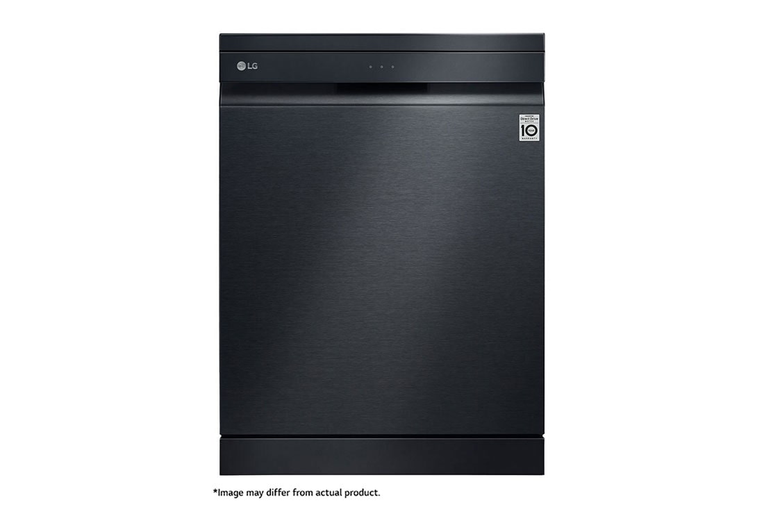 LG ?????? ????? ??????? 14 ????? ?????? ?Steam ? ?QuadWash, Front View, DFB325HM