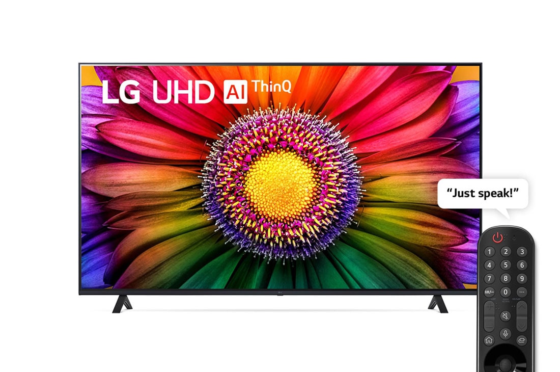 LG ??????LG UHD UR80 ? ???????? 70 ???? ??? UR80? ????? 4k? ????? ??????? ???????? ?????? AI ThinQ? ????? ???? WebOS? ??????? ????? ?????? HDR ?? ????HLG? ???????? AI Picture Pro ?AI Sound Pro (5.1.2ch)? ???? ?? ????? ???? 2023, ???? ??? ?? ???????? LG UHD, 70UR80006LJ