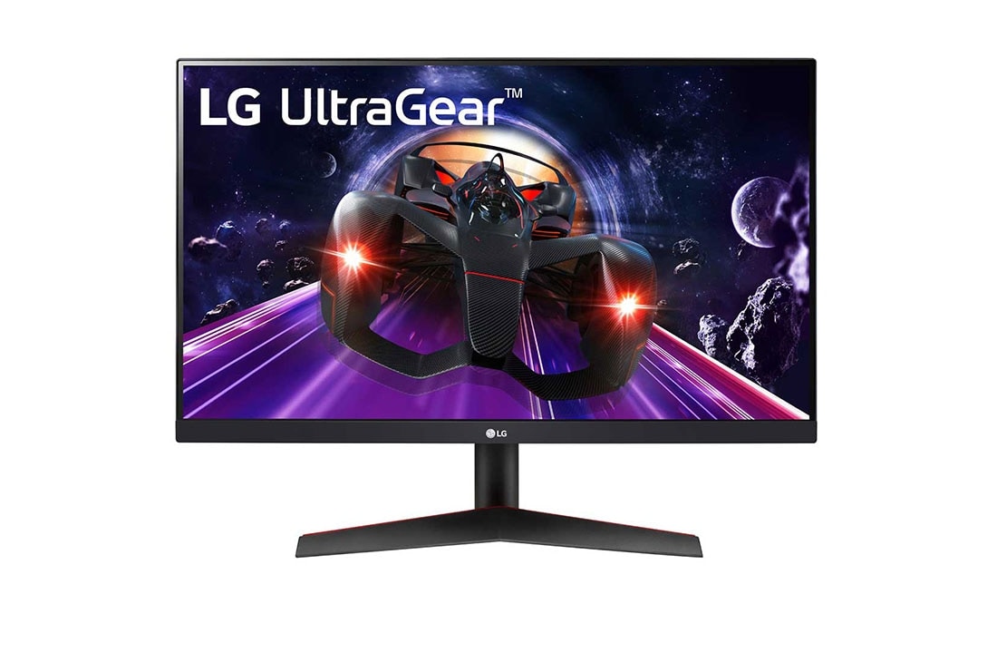 LG ???? ????? UltraGear? Full HD IPS ???? 23.8 ???? (GtG), ???? ?????, 24GN60R-B