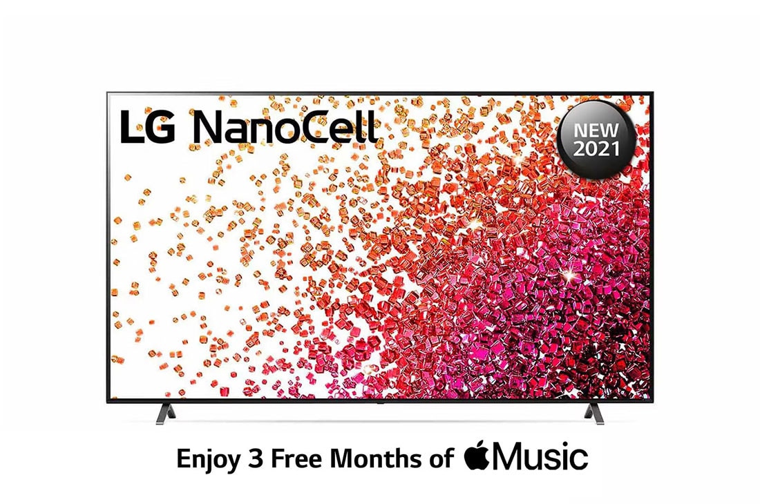 LG ????? ??????? LG NanoCell  ? 75 ????  NANO75? ???? 4K  ??????? ??????  Active HDR? ????? ????? WebOS  ???????? ??? ?????  Smart ThinQ AI, ???? ????? ???????? NanoCell ?? ?? ??, 75NANO75VPA