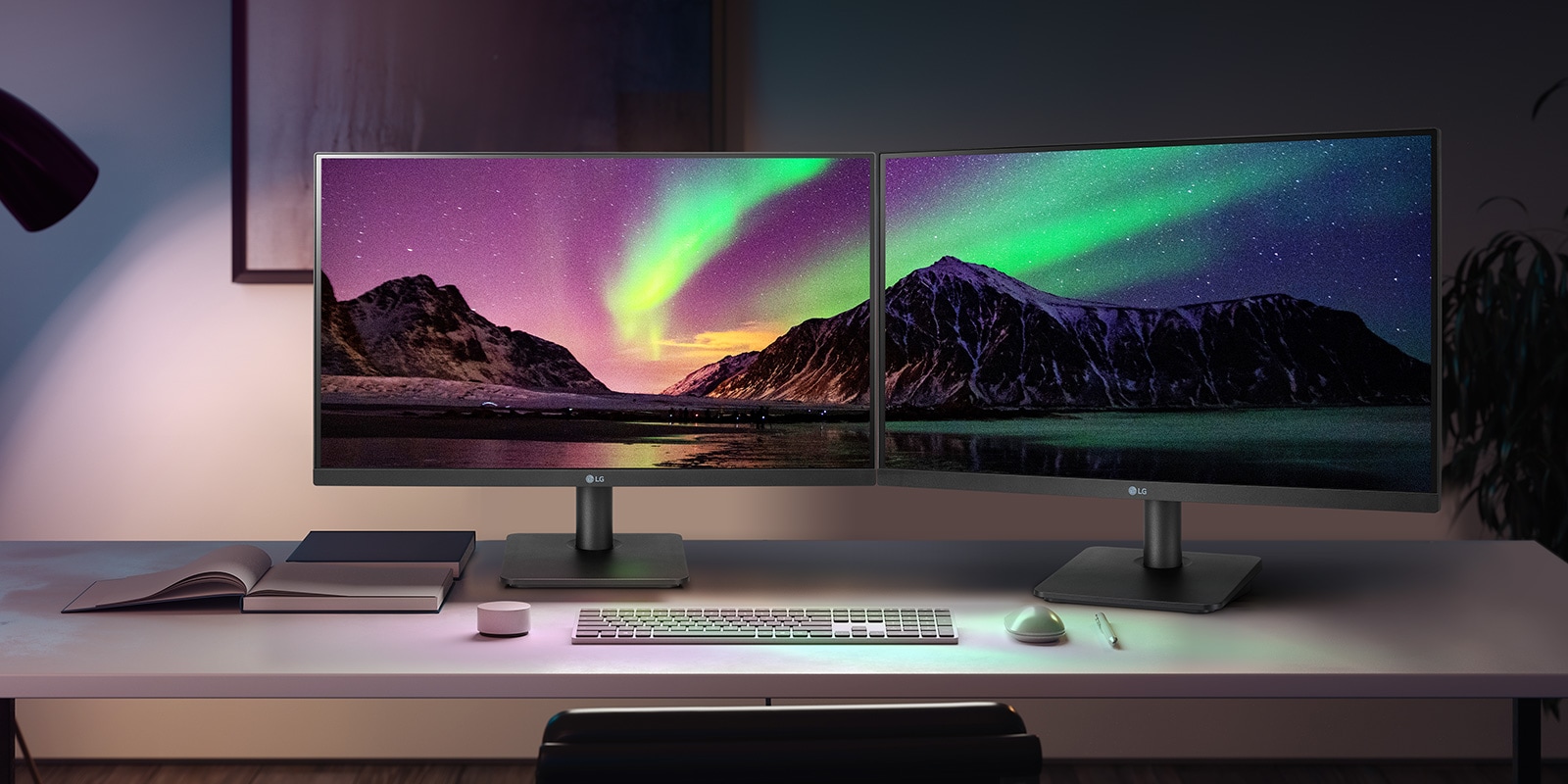 LG 24MP400-W This display has slim bezel on three sides and doesn't interfere with dazzling precision