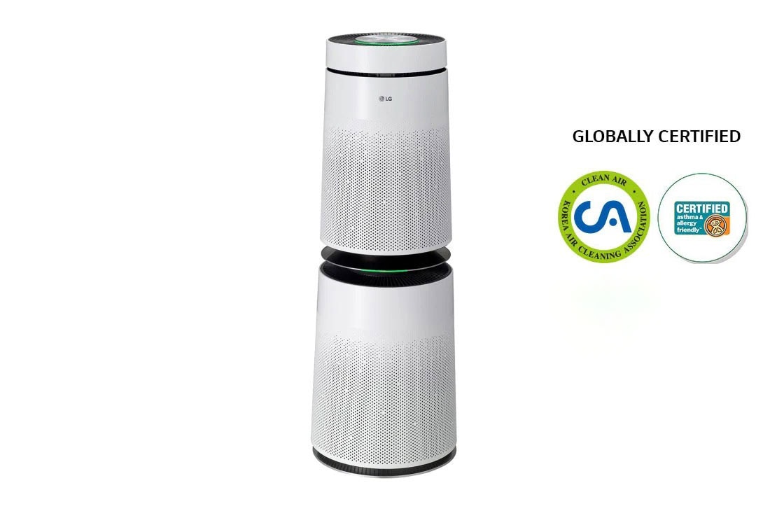 LG PuriCare 91 m2 Coverage area, Baby Care Function, 6 step filtration, PM 1.0 Sensor, AS95GDWV0