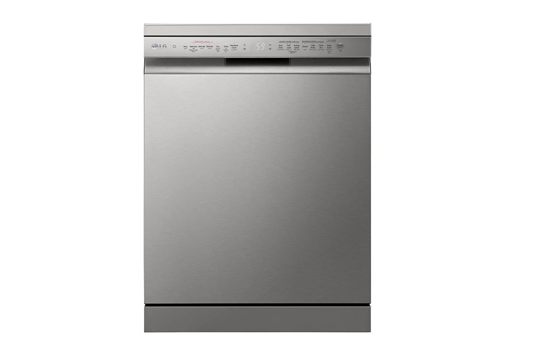 LG QuadWash? Dishwasher,, EasyRack? Plus, Inverter Direct Drive, ThinQ, , Front view, DFC435FP