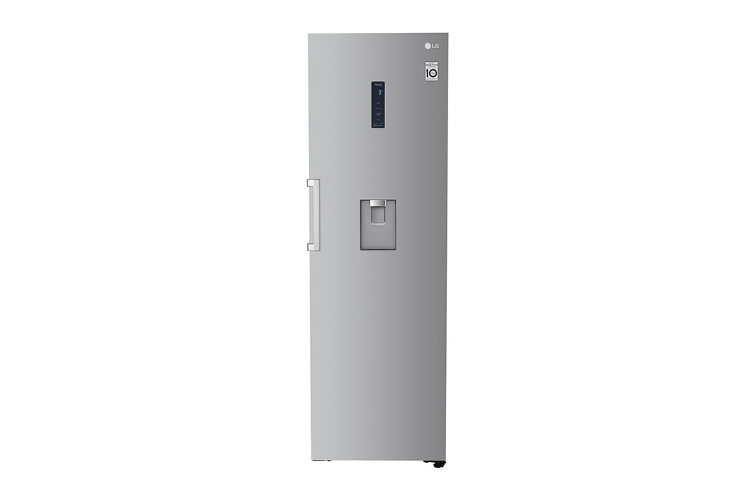 LG 384L LINEARCooling? 1 Door  Refrigerator in Stainless Steel Finish, Front view, GC-F511ELDM