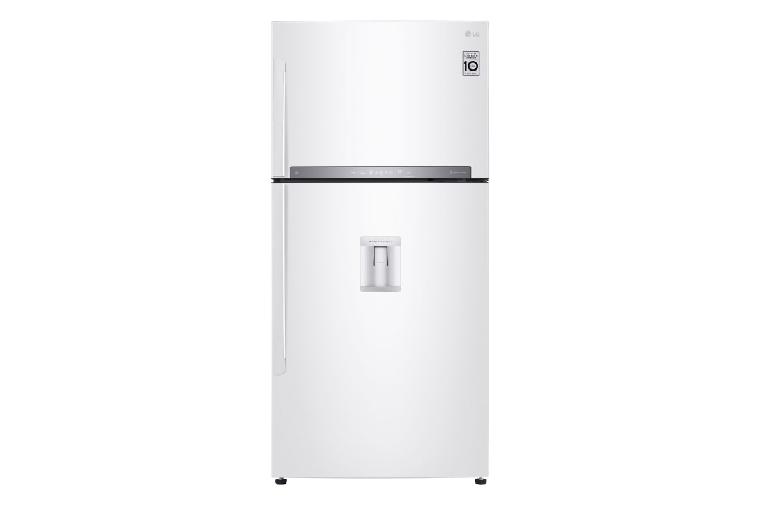 LG Top Freezer Refrigerator 630L Gross Capacity, DoorCooling??, Hygiene FRESH?? , White Color., Front view, GRM-832DHWI