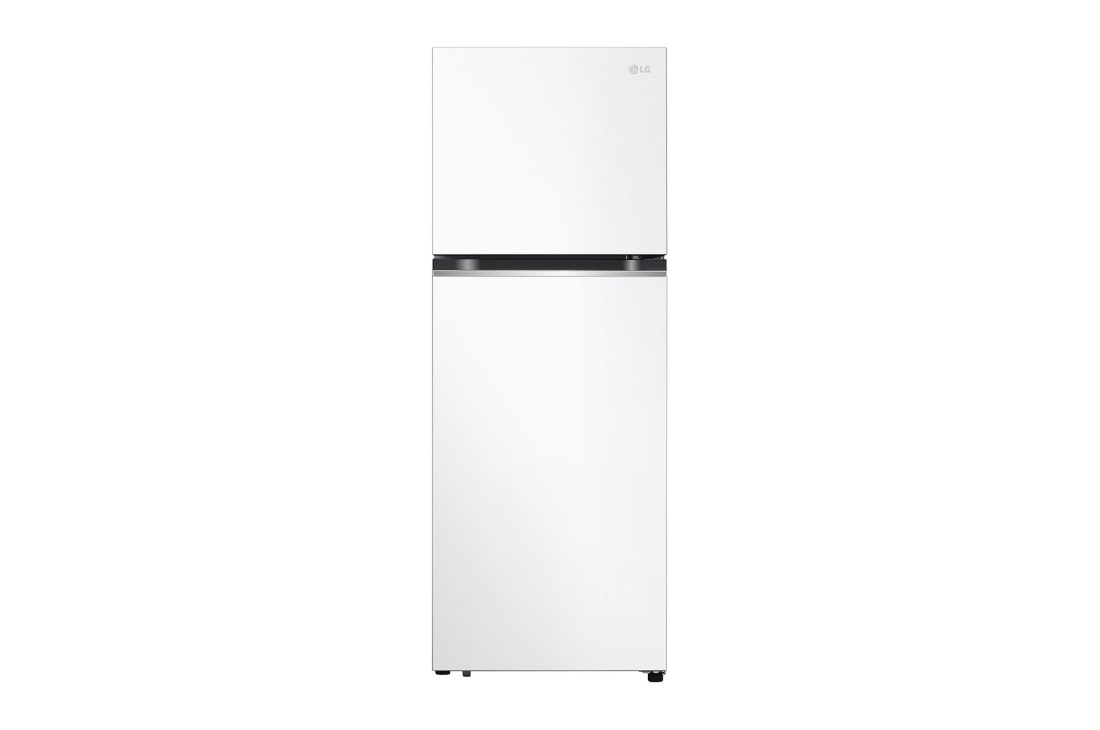 LG Top Freezer Refregirator , 315L White Color,Linear Cooling+?, Smart Inverter, front view, GNB-482GVWP