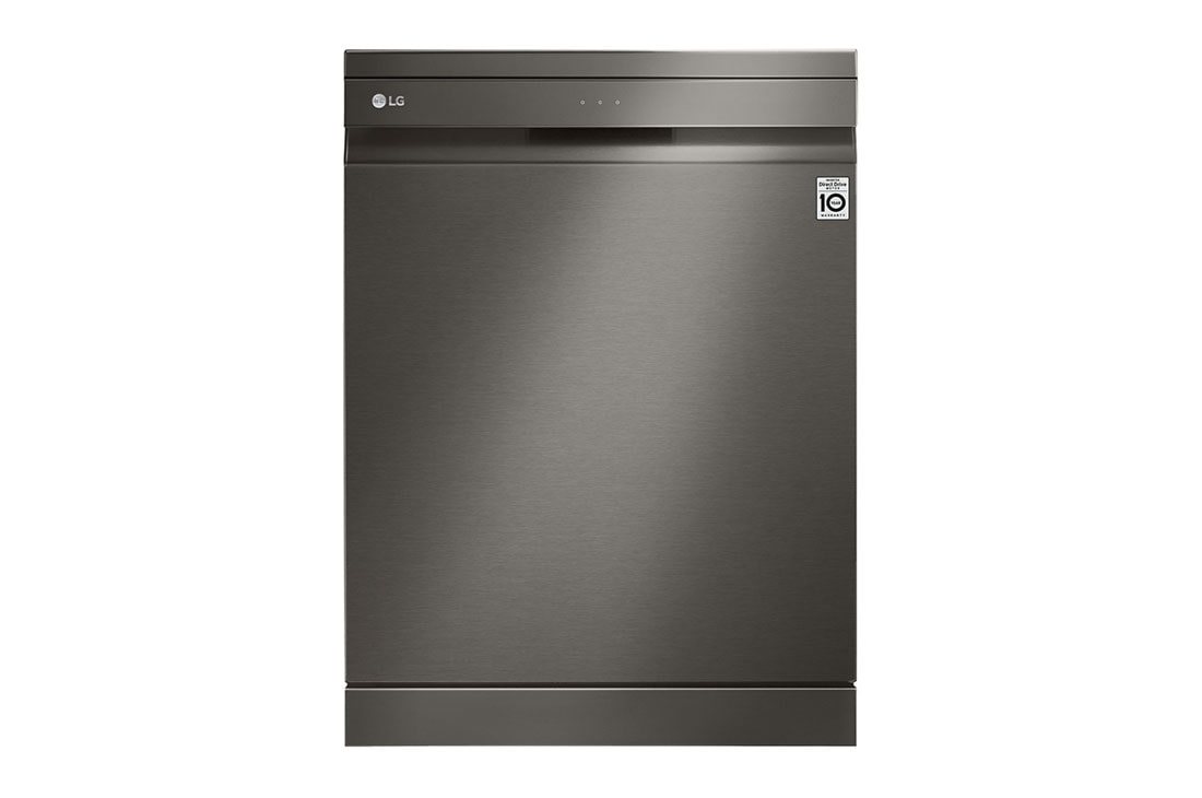 LG QuadWash? Steam Dishwasher, 14 Place Settings, EasyRack? Plus, Inverter Direct Drive, ThinQ, Black Stainless color, DFB325HD
