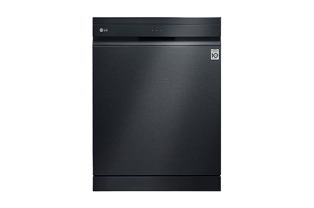 LG QuadWash?  Matte Black Steam Dishwasher, 14 Place Settings, EasyRack? Plus, Inverter Direct Drive, ThinQ, DFB325HM, DFB325HM