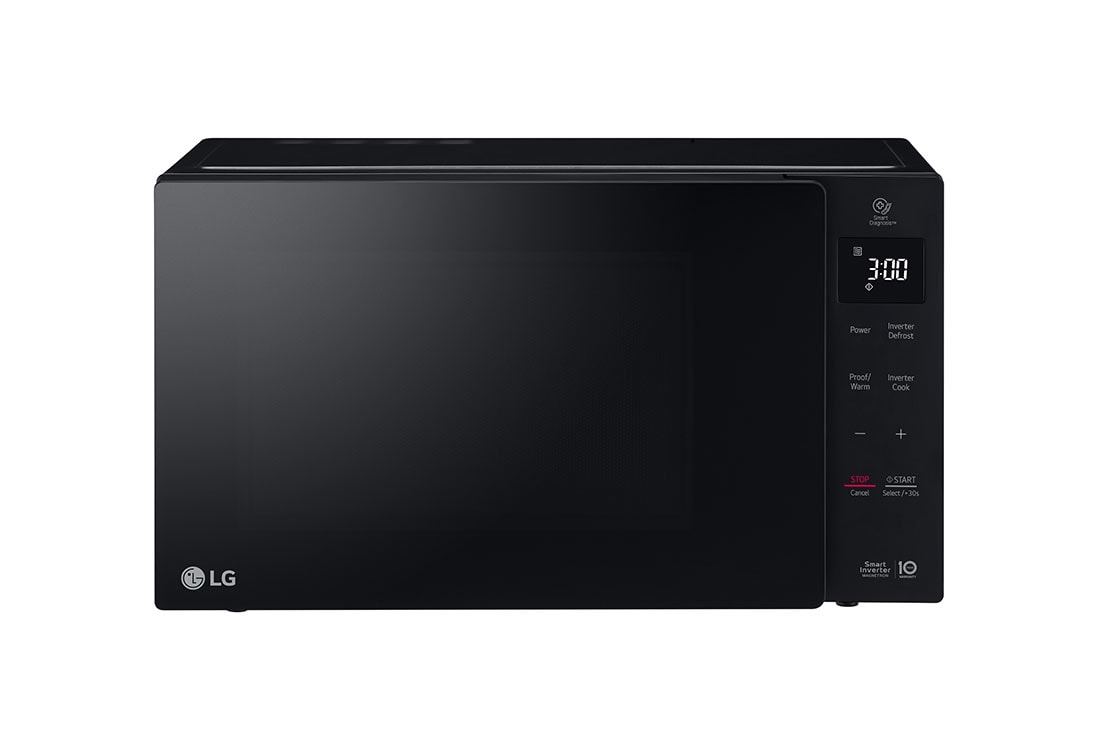 LG NeoChef, 36L Smart Inverter Microwave Oven, Front view, MH7636GIS