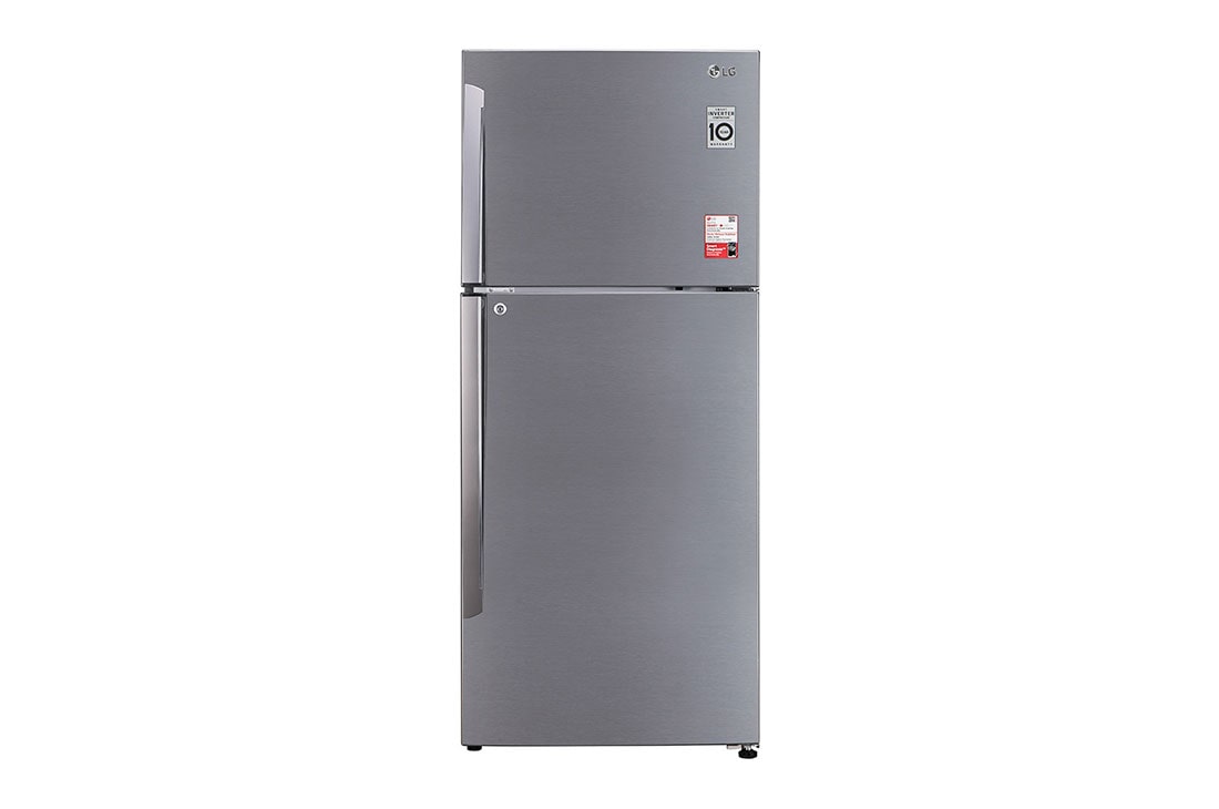 LG 437 Litres Fridge with Smart Inverter Compressor, Door Cooling+?, Smart Diagnosis?, Auto Smart Connect?, LG GL-M433PZI Front View, GL-M433PZI