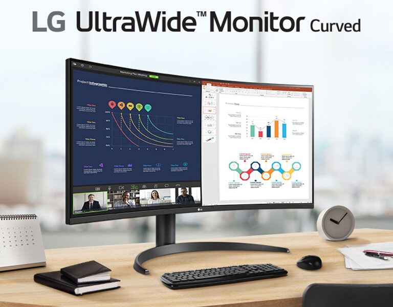 ?LG UltraWide“ lenktas monitorius