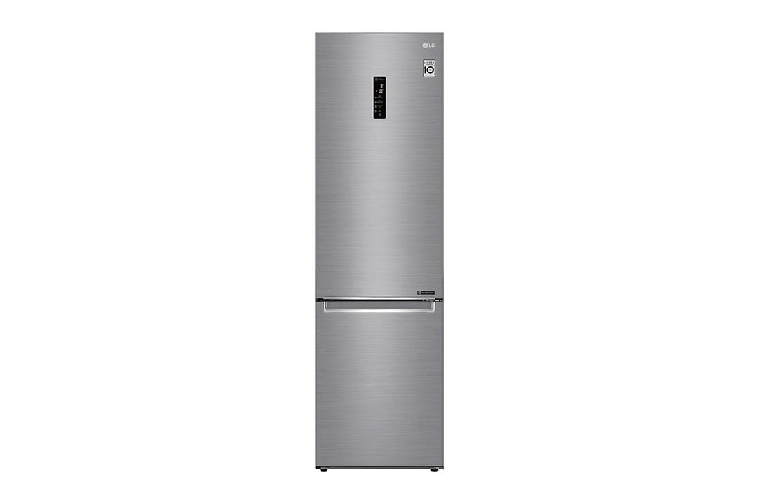 LG ?aldytuvas su ?aldikliu apa?ioje |2.03 m | 384L | Pilka | E klas? | DoorCooling | Total No Frost |GBB72PZDMN, E klas?s ?aldytuvas, GBB72PZDMN