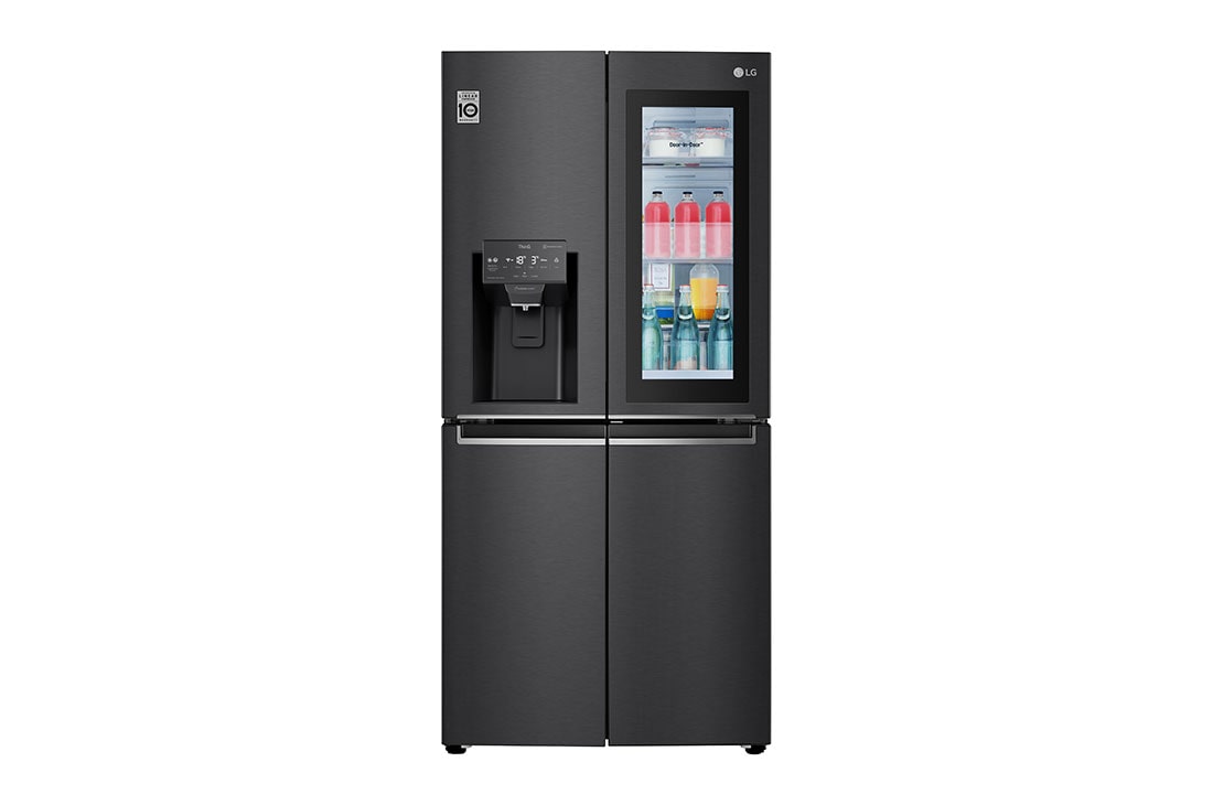 LG Side-by-Side InstaView Door-in-Door? ?aldytuvas, 570L, plotis 88,5 cm, auk??io 179cm, Total No Frost, GMX844MC6F, GMX844MC6F