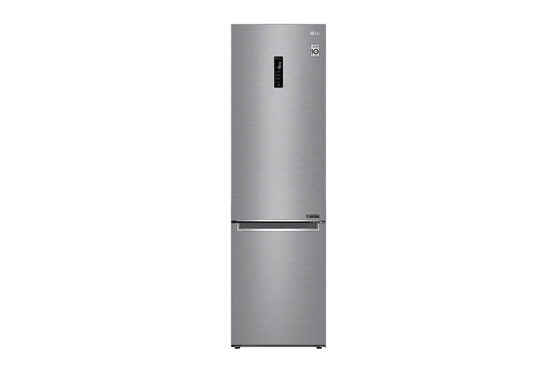 LG ?aldytuvas su ?aldikliu apa?ioje |2.03m | 384L | Pilka | D klas? | DoorCooling | Total No Frost |GBB62PZFGN, GBB62PZFGN