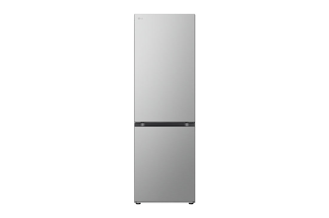 LG ?aldytuvas su ?aldikliu apa?ioje |1.86m |  344L | Pilka | C klas? | DoorCooling | Total No Frost | GBV7180CPY, front view, GBV7180CPY