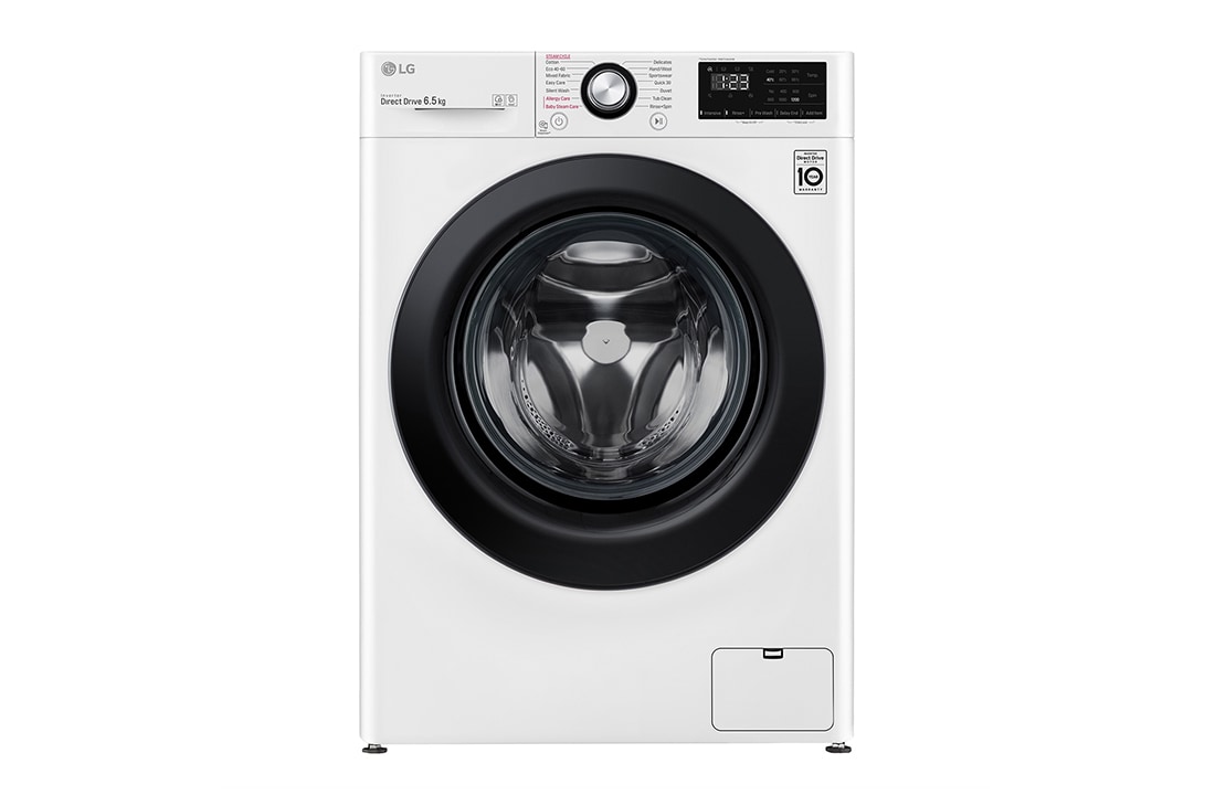 LG V200 serijos 6,5kg skalbimo ma?ina, gylis 45,5cm, 6,5kg AI DD? skalbimo ma?ina su gar? funkcija, E klas?, F2WN2S6S6E