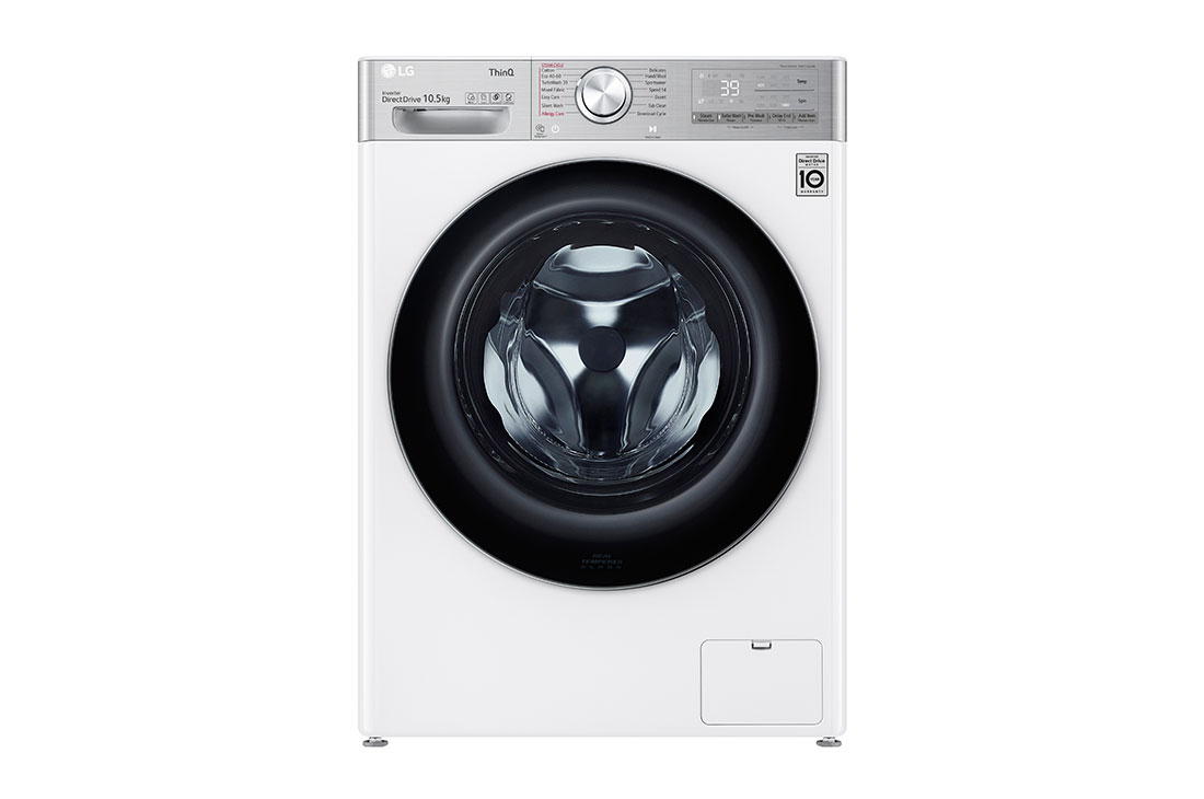 LG  skalbykl? 10.5 kg | AIDD | V9 serijos | A | Gylis 56.5cm | Balta |Turbowash360|Steam | WiFi |F4WV910P2WE, F4WV910P2WE, F4WV910P2WE
