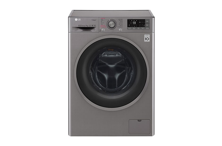 LG 7kg ?TurboWash?“ skalbimo ma?ina su gar? funkcija, A+++ -10% klas?, F2J7HY8S