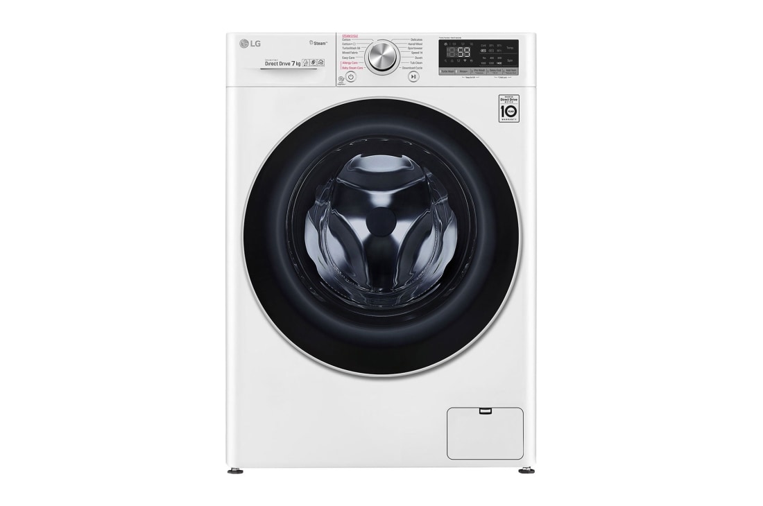 LG  skalbykl? 7 kg | AIDD | E| Gylis 46cm | Balta |Turbowash|Steam | WiFi |F2WN6S7S1, F2WN6S7S1