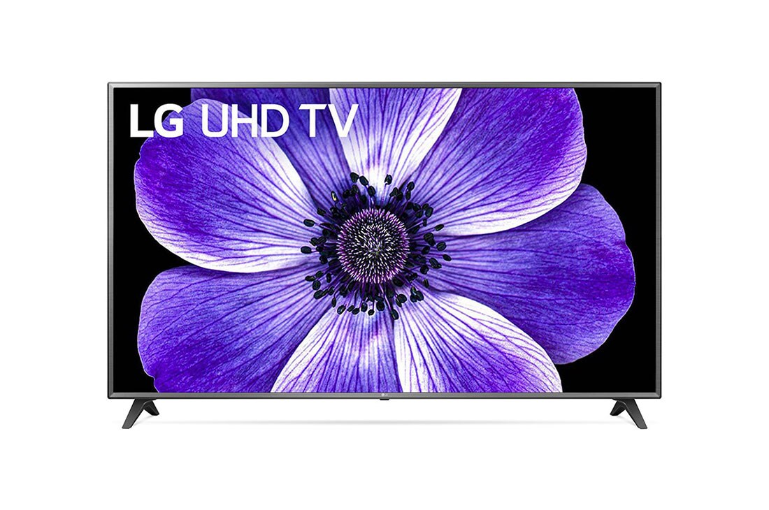 LG 75 coli? UHD 4K televizorius, vaizdas i? priekio su papildomu vaizdu, 75UN70703LD
